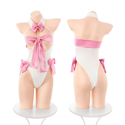 Anime Cat lady Cosplay costume crotch one-piece suit lingerie